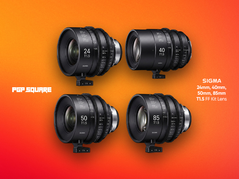Sigma cine ff high speed prime 4-lens kit (24, 40, 50, 85mm)