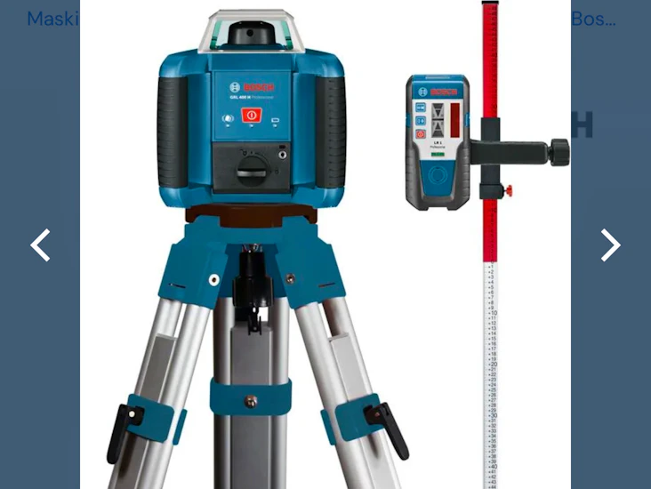 Bosch grl400h rotasjonslaser