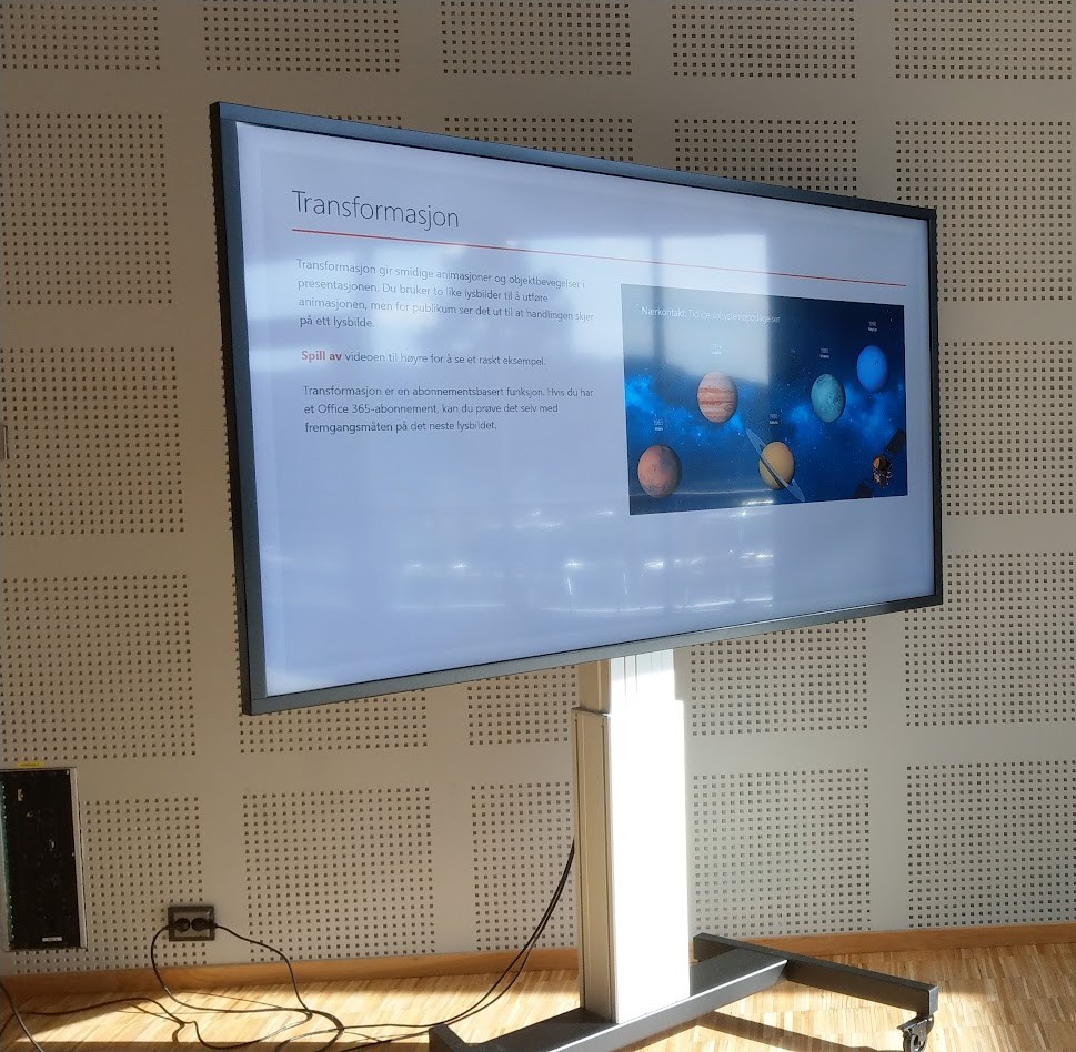 Skjermer til ol og vm