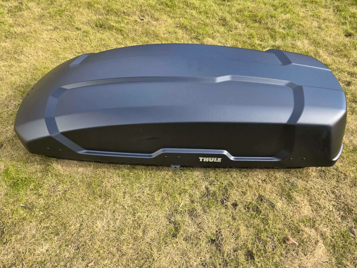 Thule takbox force xt l med bult/integrerad takfästning (används på en mazda cx60)