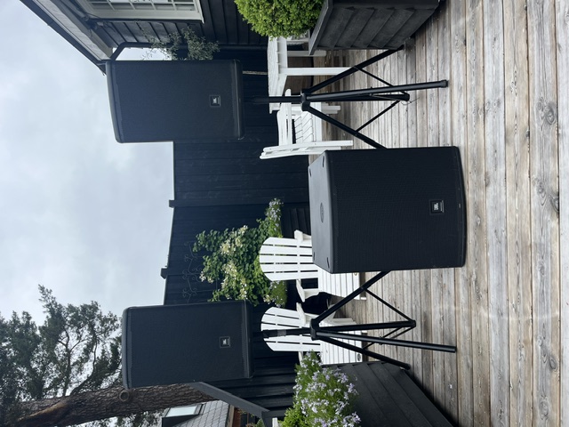 Högtalare till fest – jbl pa-paket med baslåda