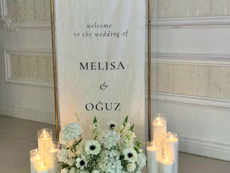 Luxury welcome signs decor