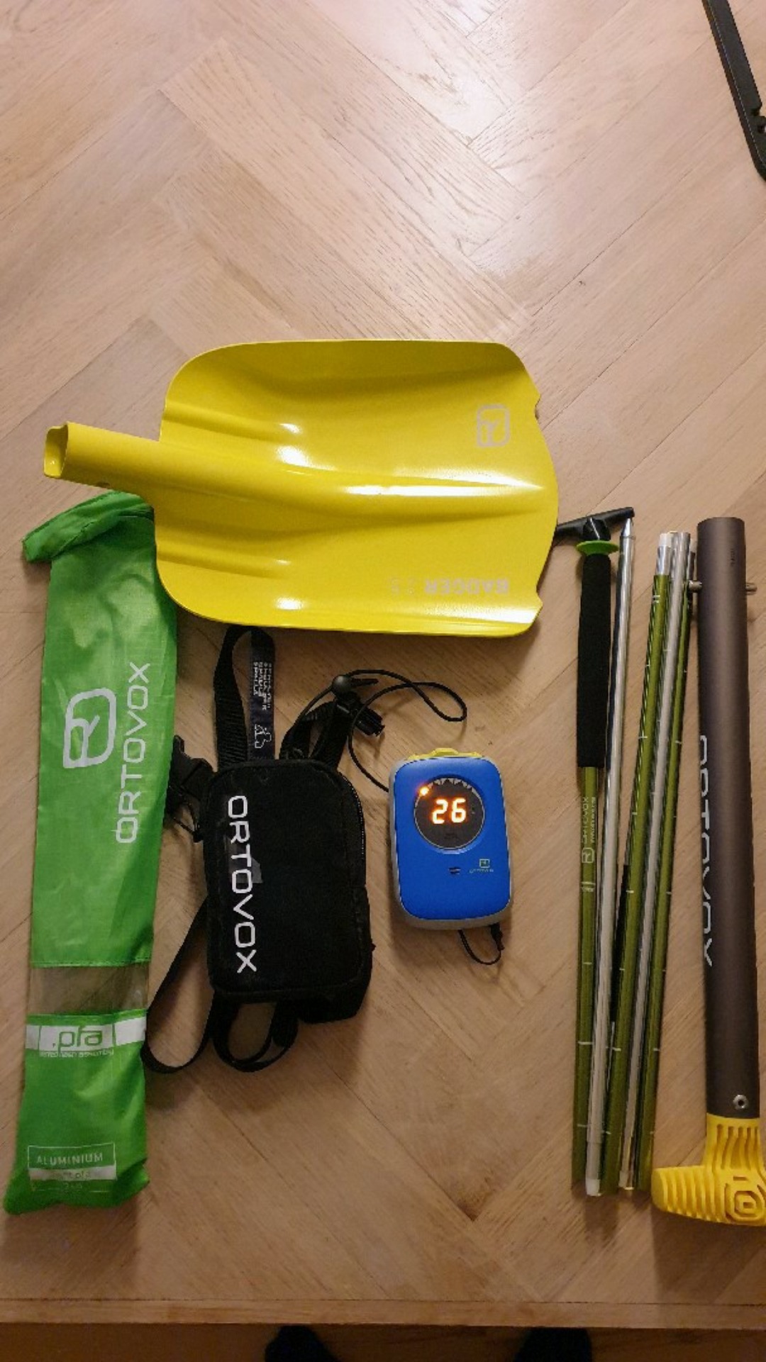 Ortovox lavinutrustning i toppskick