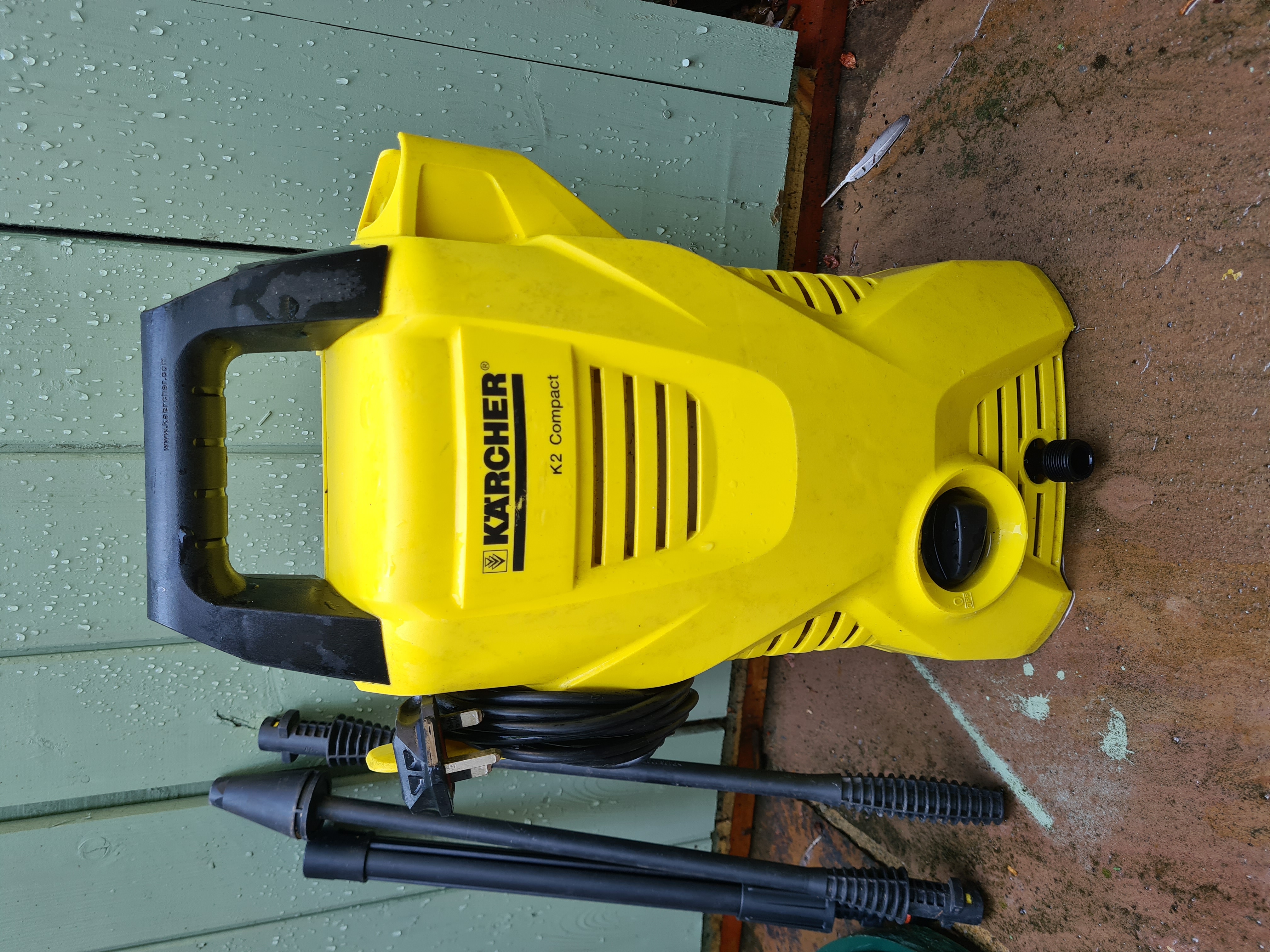 Karcher k2 pressure washer with attachments