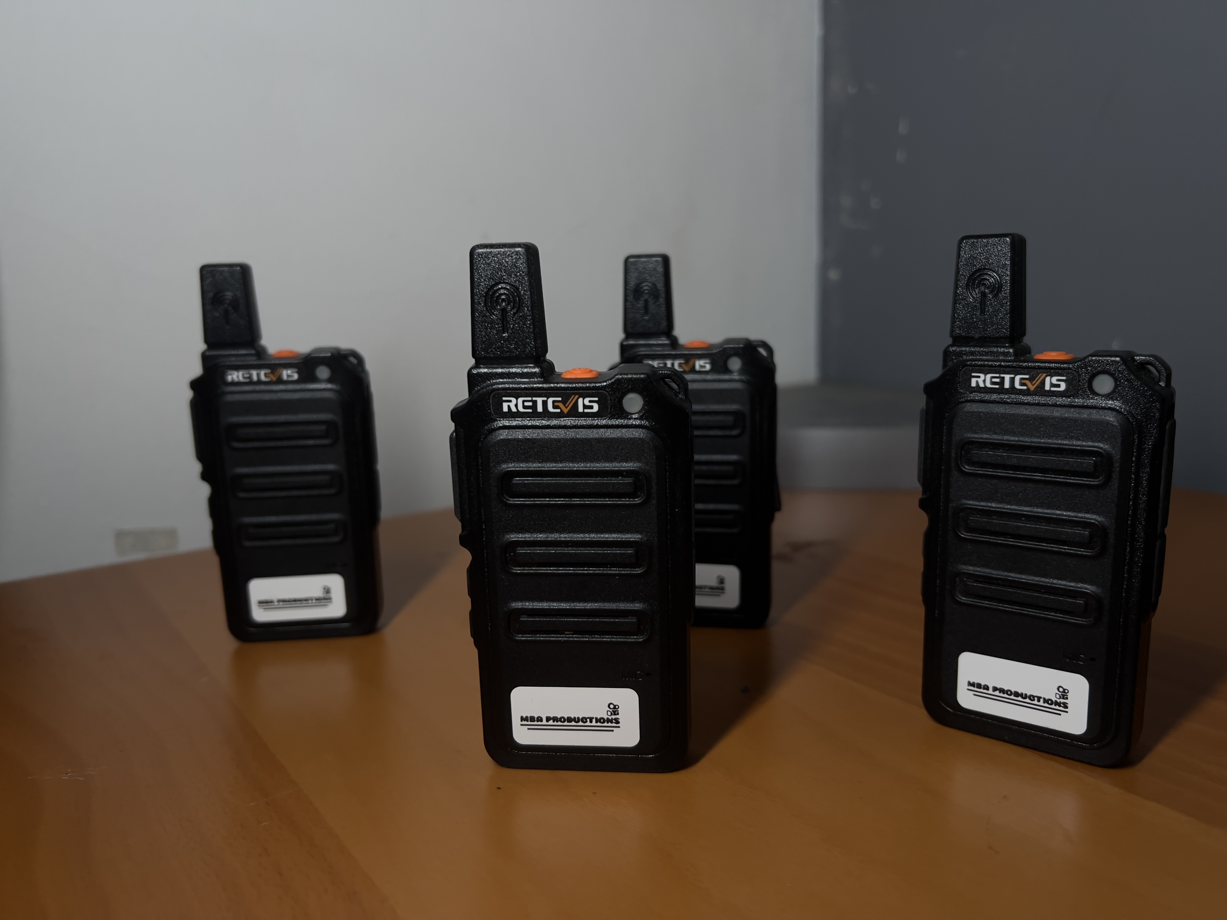 4 x two-way radio 