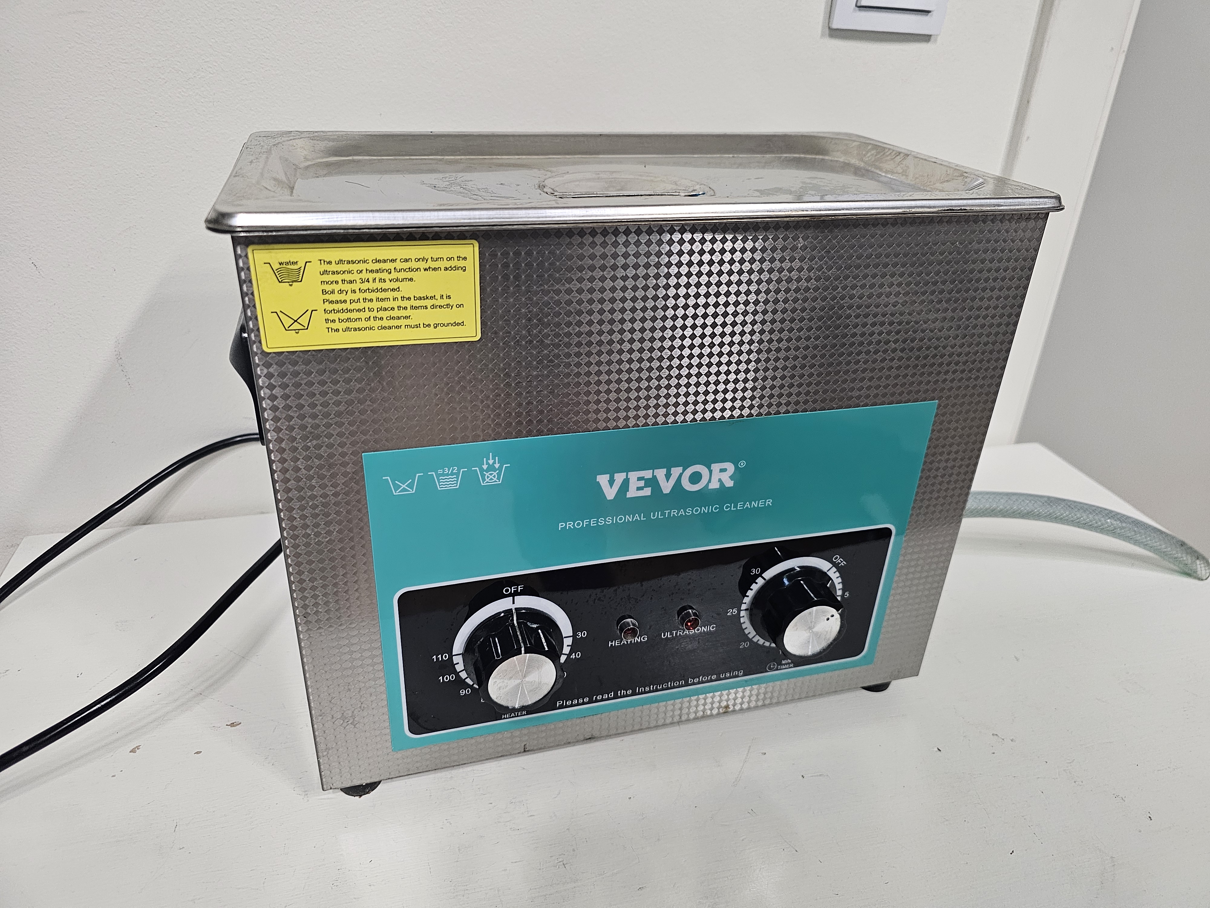 Ultraljudstvätt 6,5l (vevor)