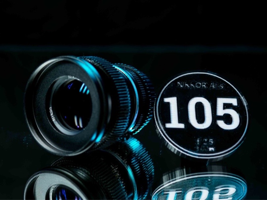 Nikkor ef 105mm f2.5 ai-s vintage lens cine 