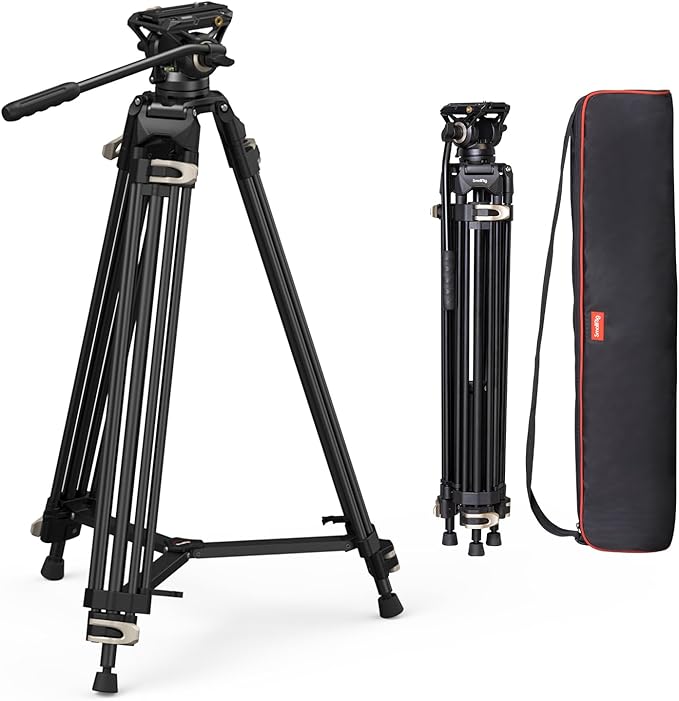 Smallrig video tripod, fluid head and quick release plate