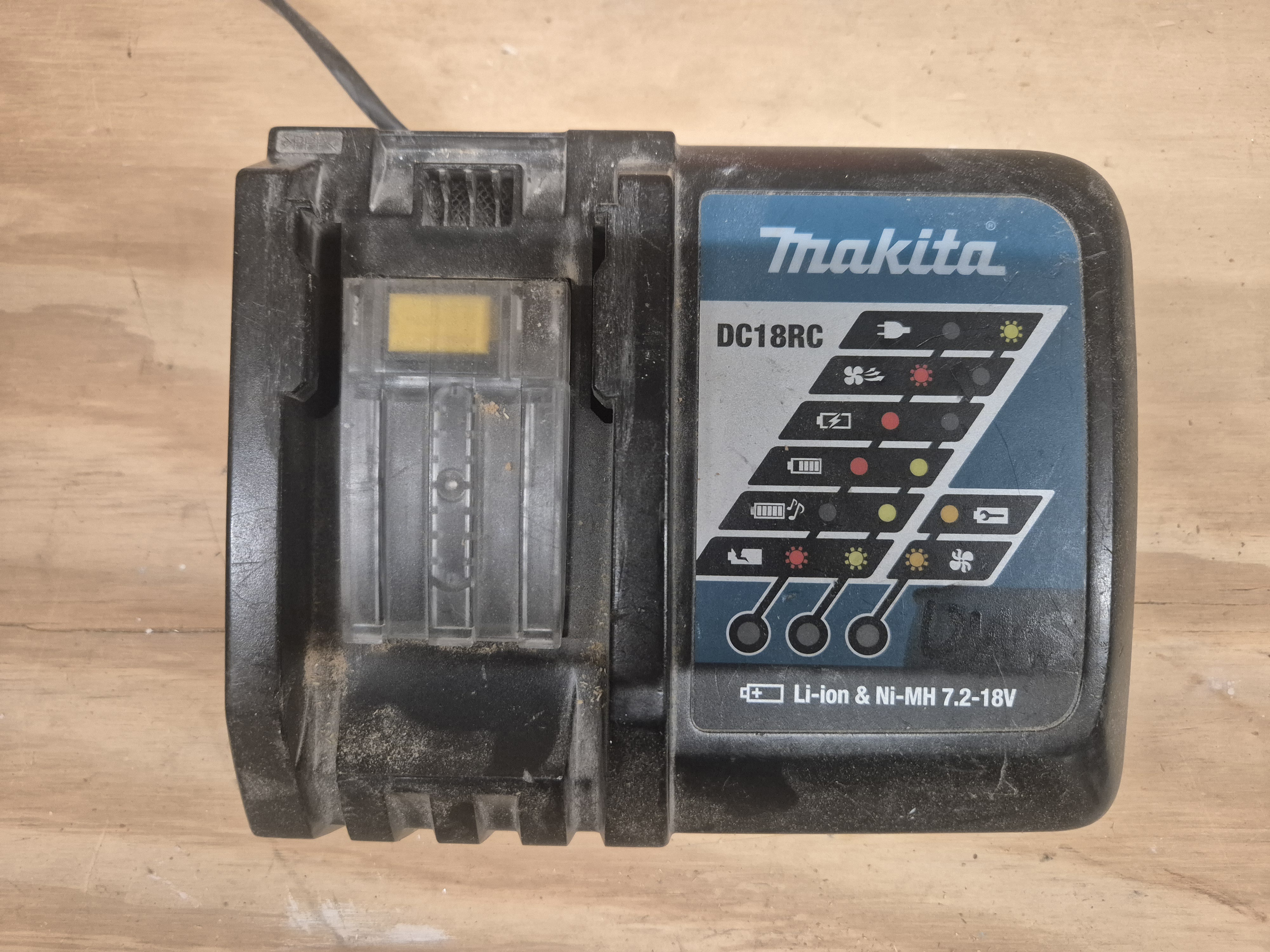 Makita dc18rc hurtiglader 7,2–18v