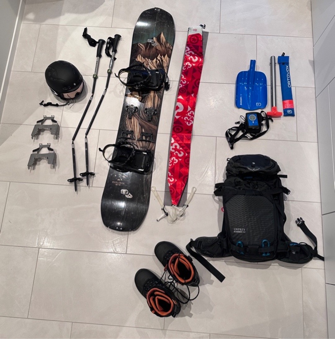 Komplett splitboardpakke
