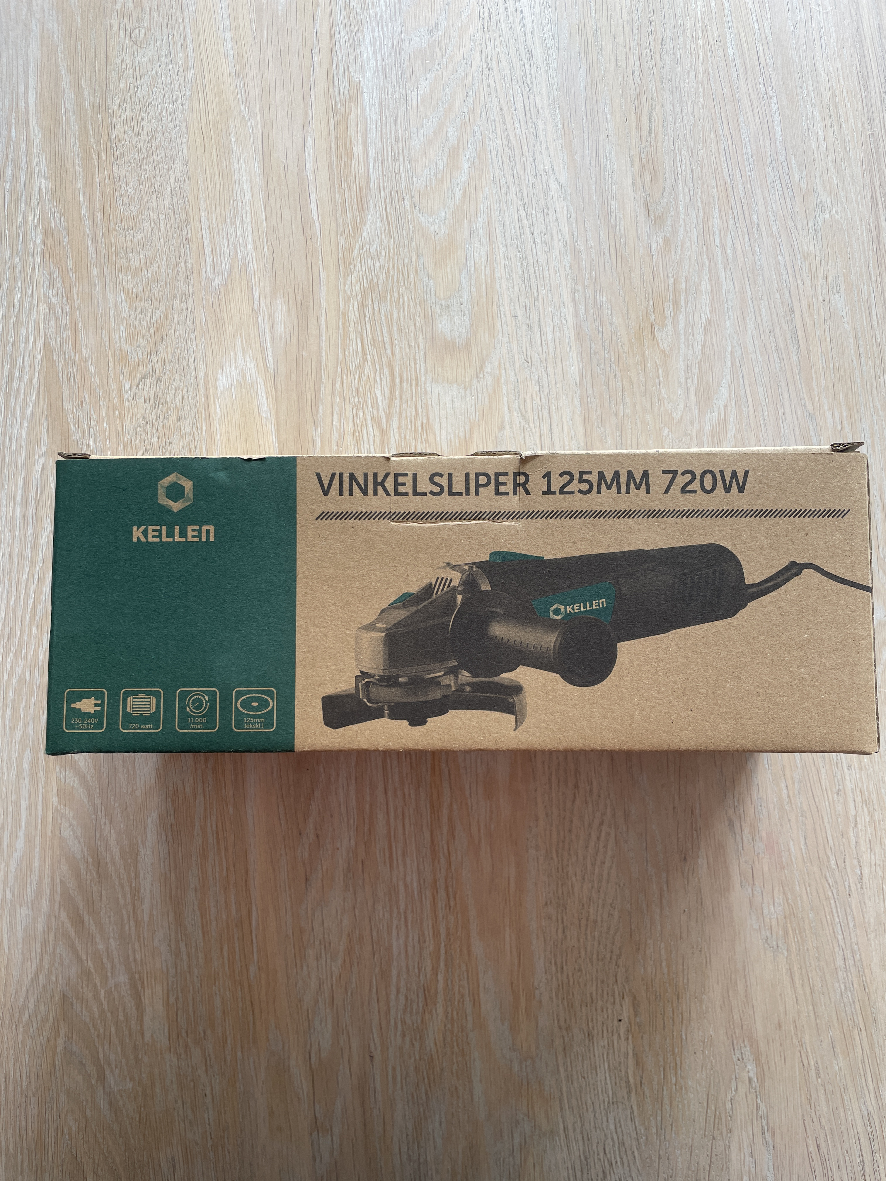 Kellen vinkelsliper kablet 