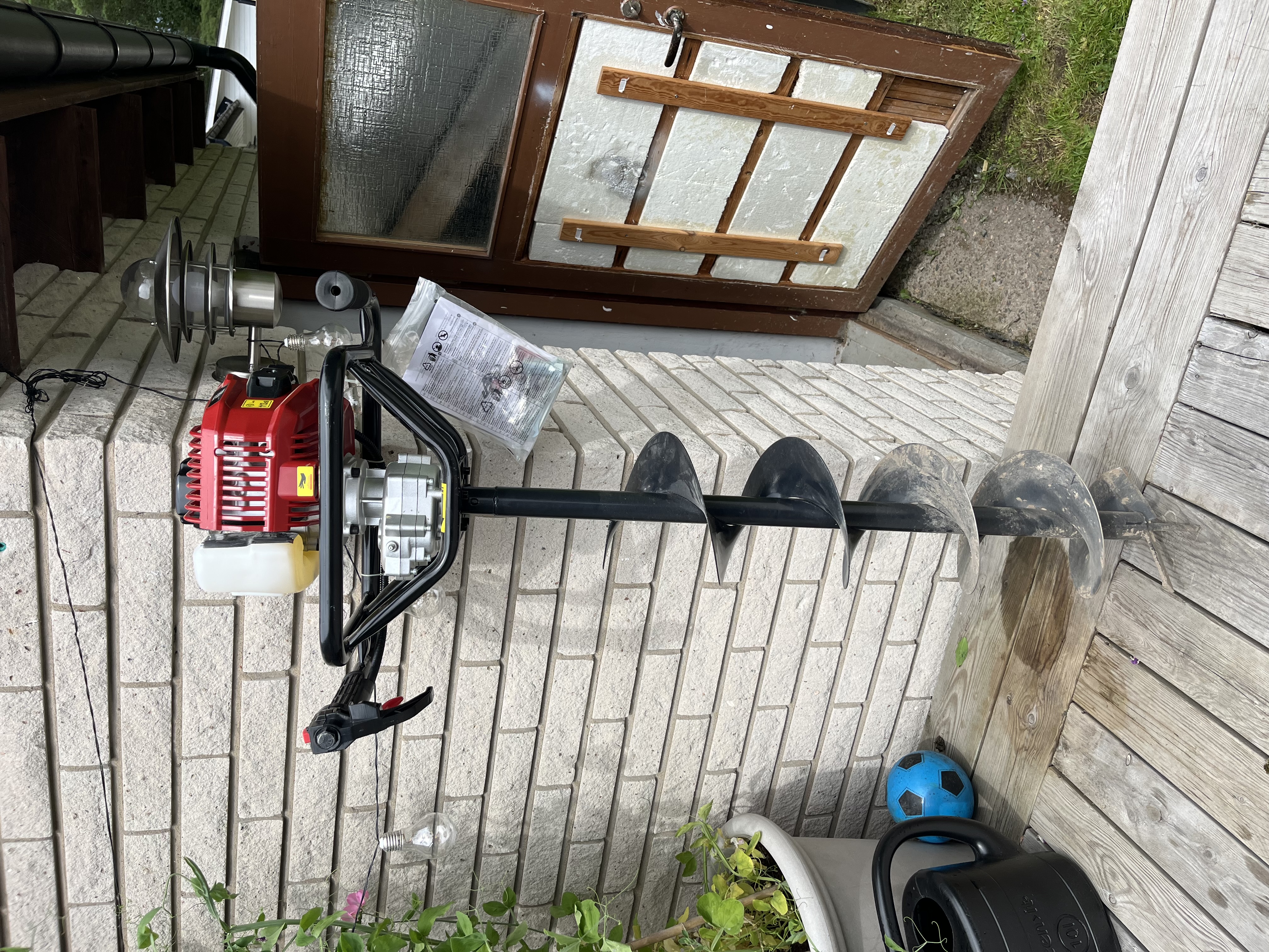 Meec jordborr med 200mm borr 