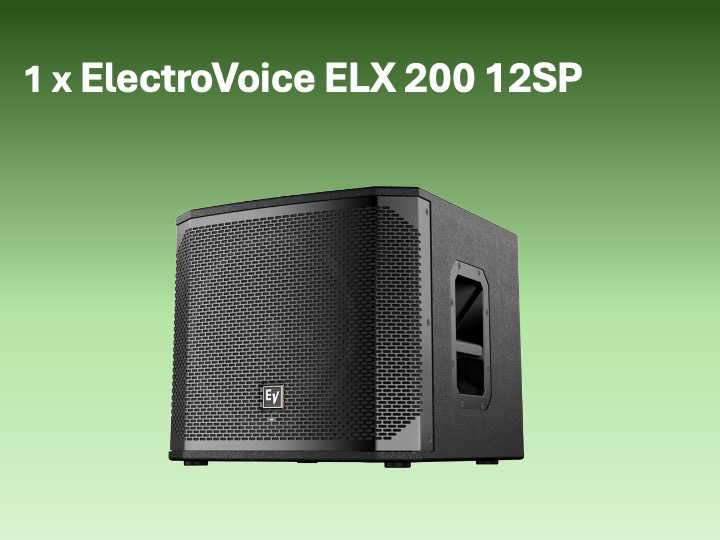 Electro-voice elx200-12sp 12'' active pa subwoofer