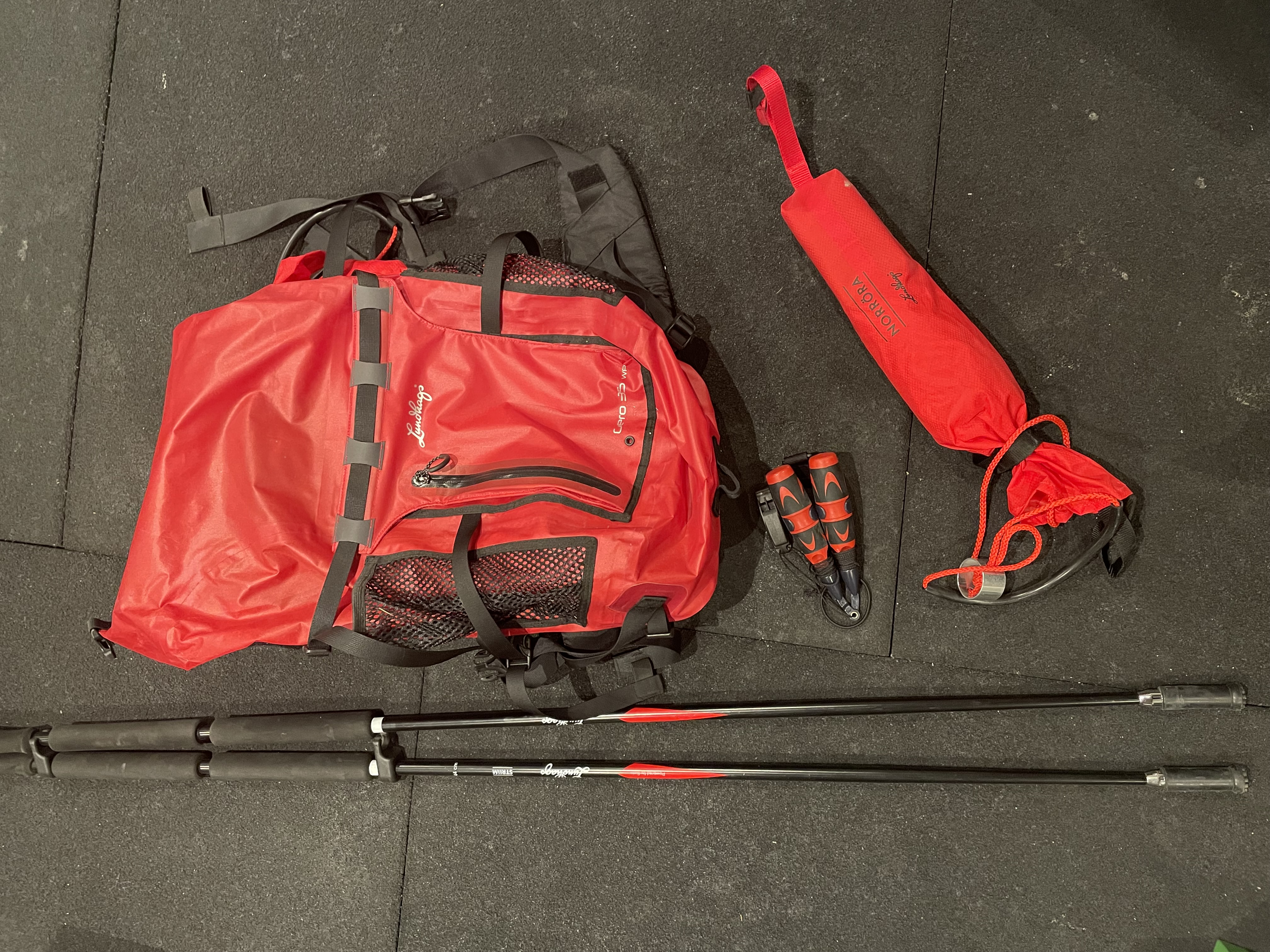 Säkerhetsutrustning längdskidor 