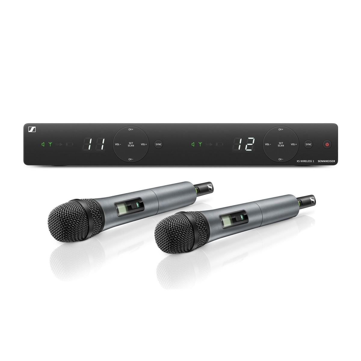 Sennheiser xsw 1-835 – trådløst mikrofonsett med 2 håndmikrofoner