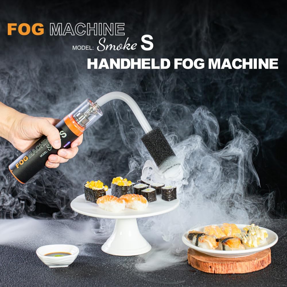 Portable smoke machine / fogger for photography and filmmaking
