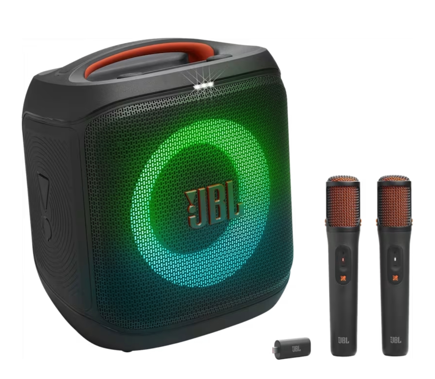 Jbl partybox encore 2 + jbl easysing mics -karaokepaketti vuokraan 🔊🎤