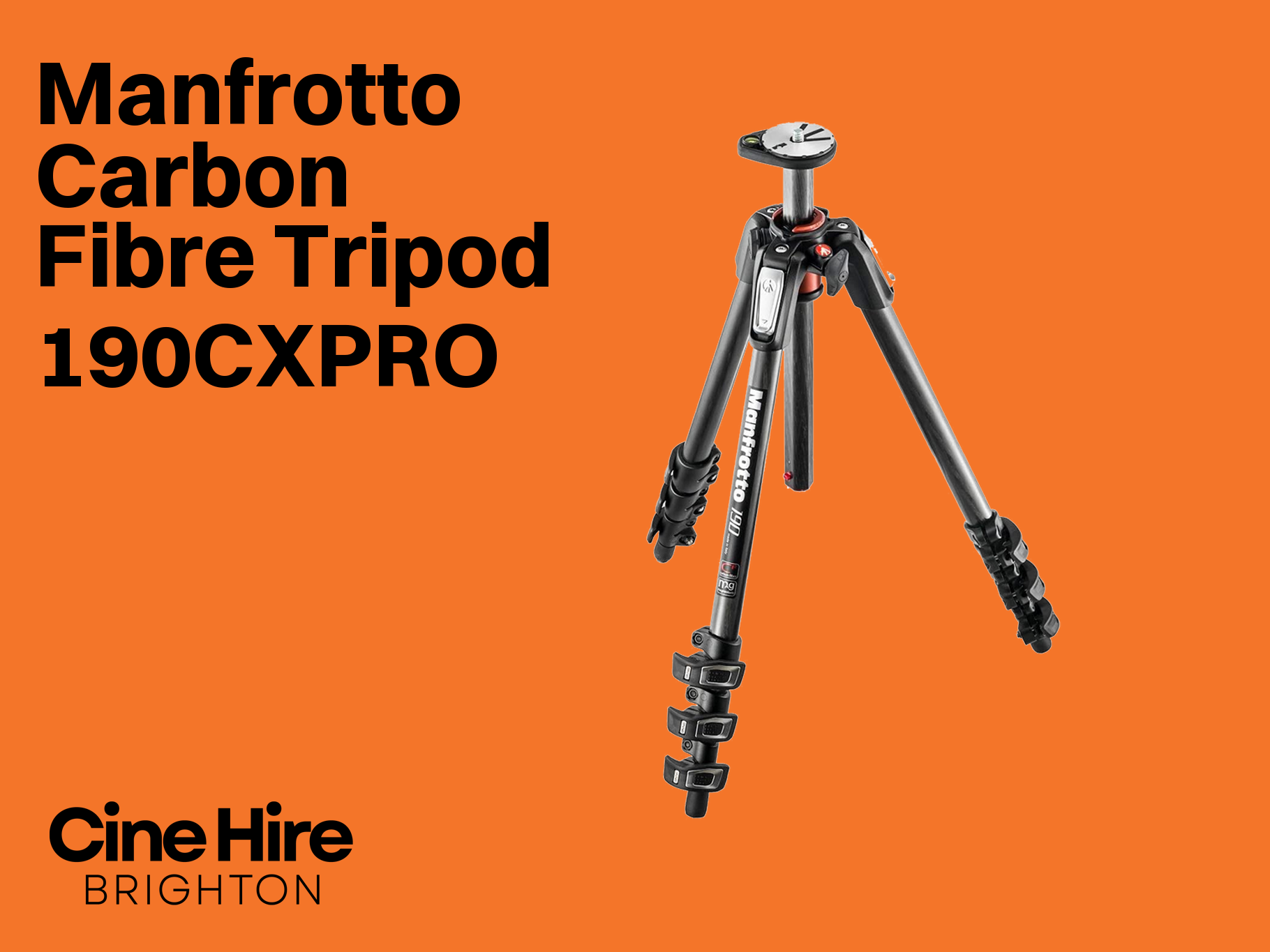 Manfrotto carbon fibre tripod 190cxpro