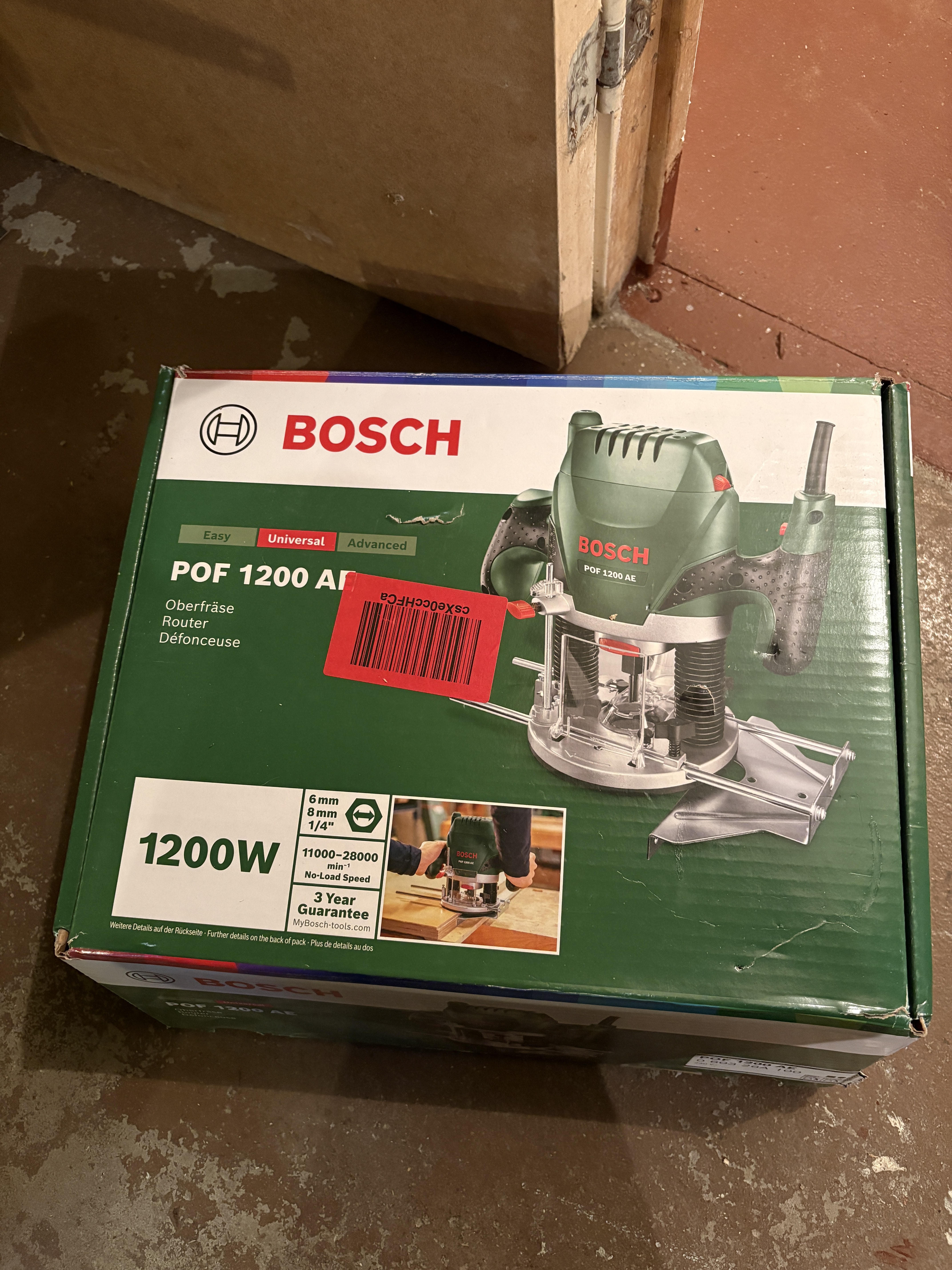 Handöverfräs bosch 