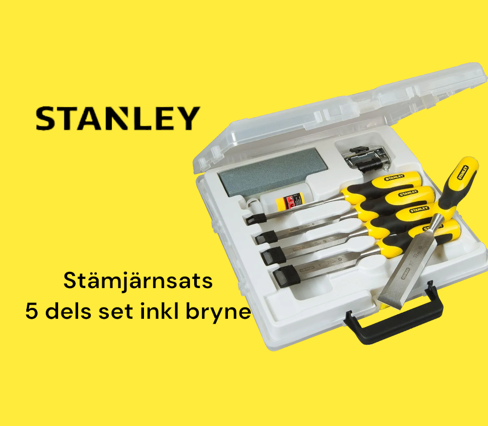 Stämjärnsset  6,12,18,25,32 mm