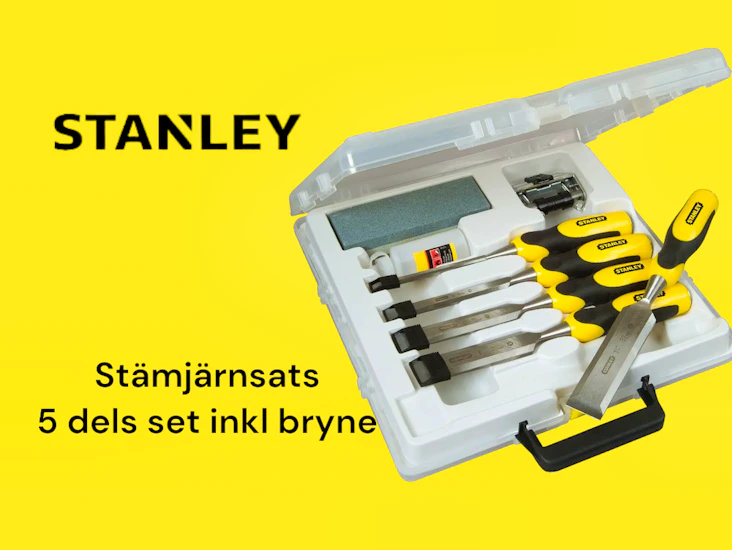 Stämjärnsset 6,12,18,25,32 mm