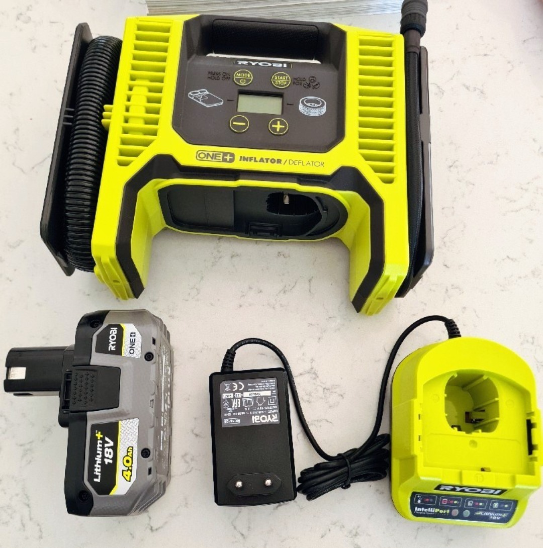 Kompressor med högtrycks och volympump.