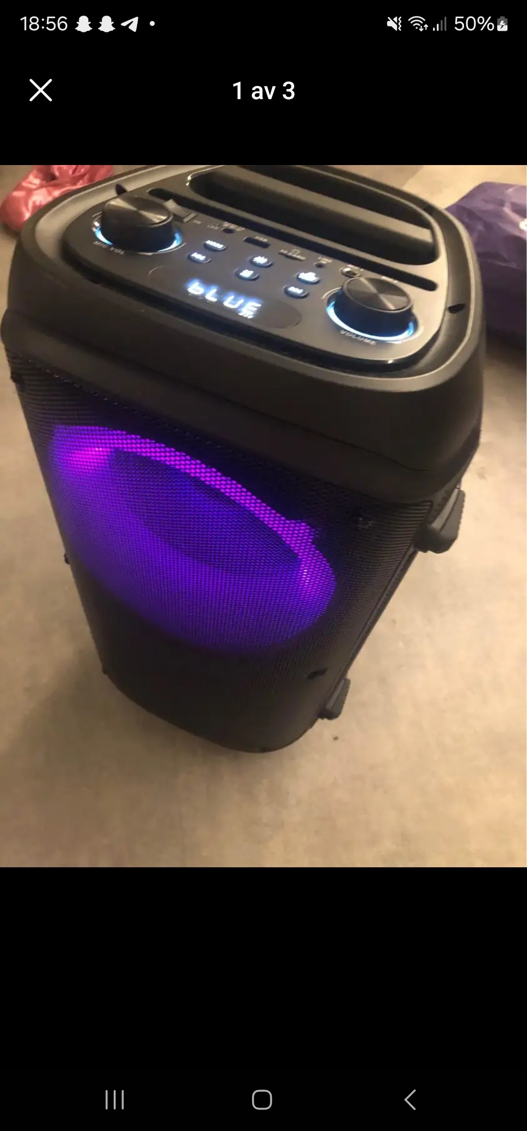 Fest paket -högtalare + 2 trådlösa mikrofoner