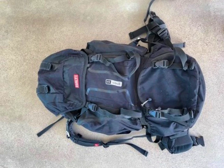 Halti green 60 litrainen rinkka