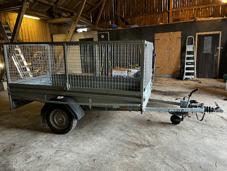 Gallersläp med broms