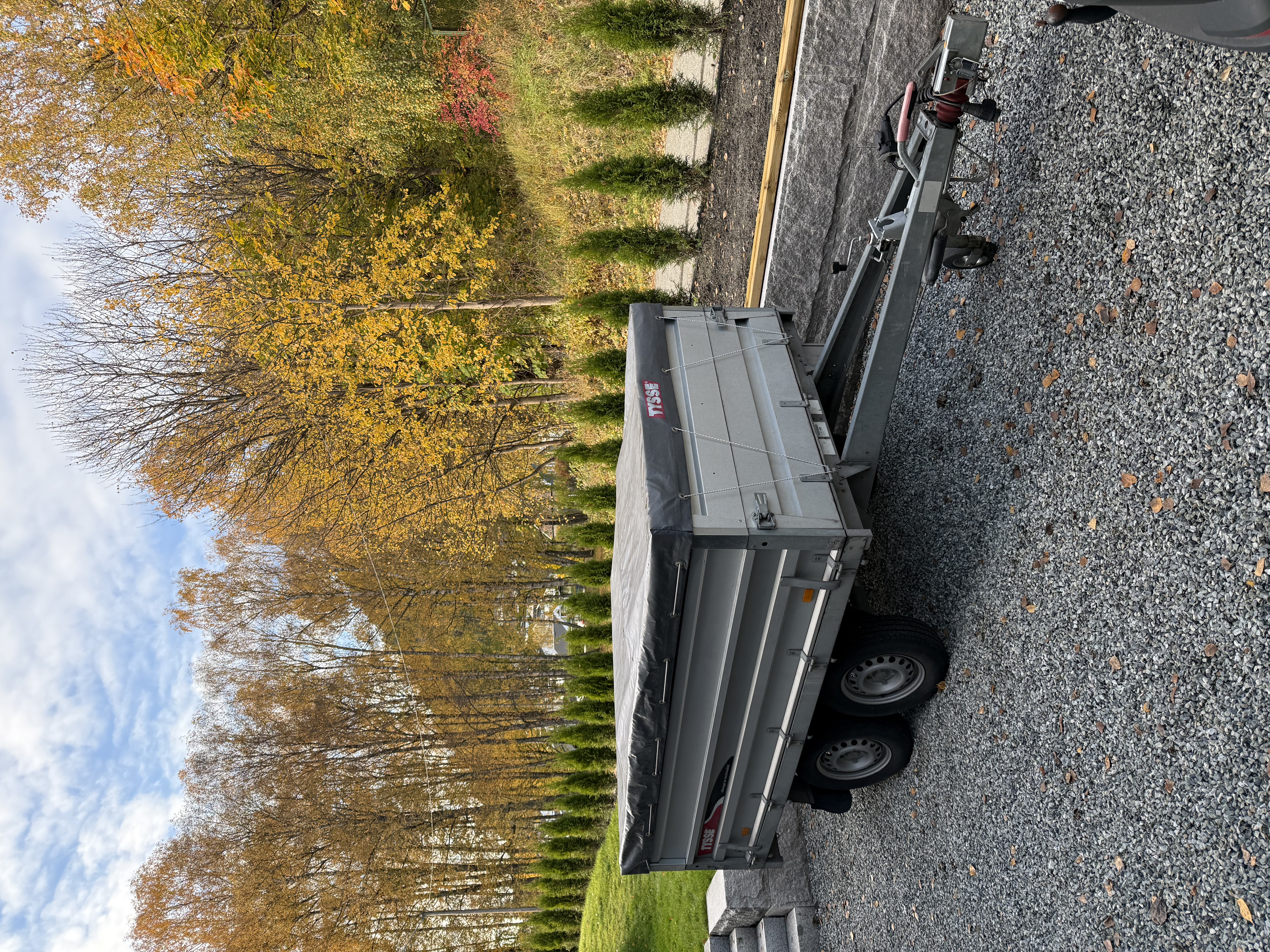 Tysse tilhenger 2200kg nyttelast