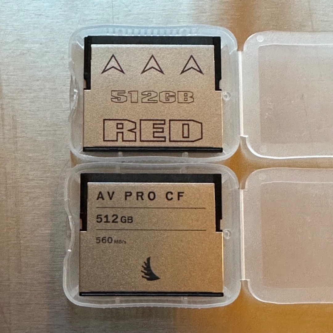 2x cfast 512gb til red komodo