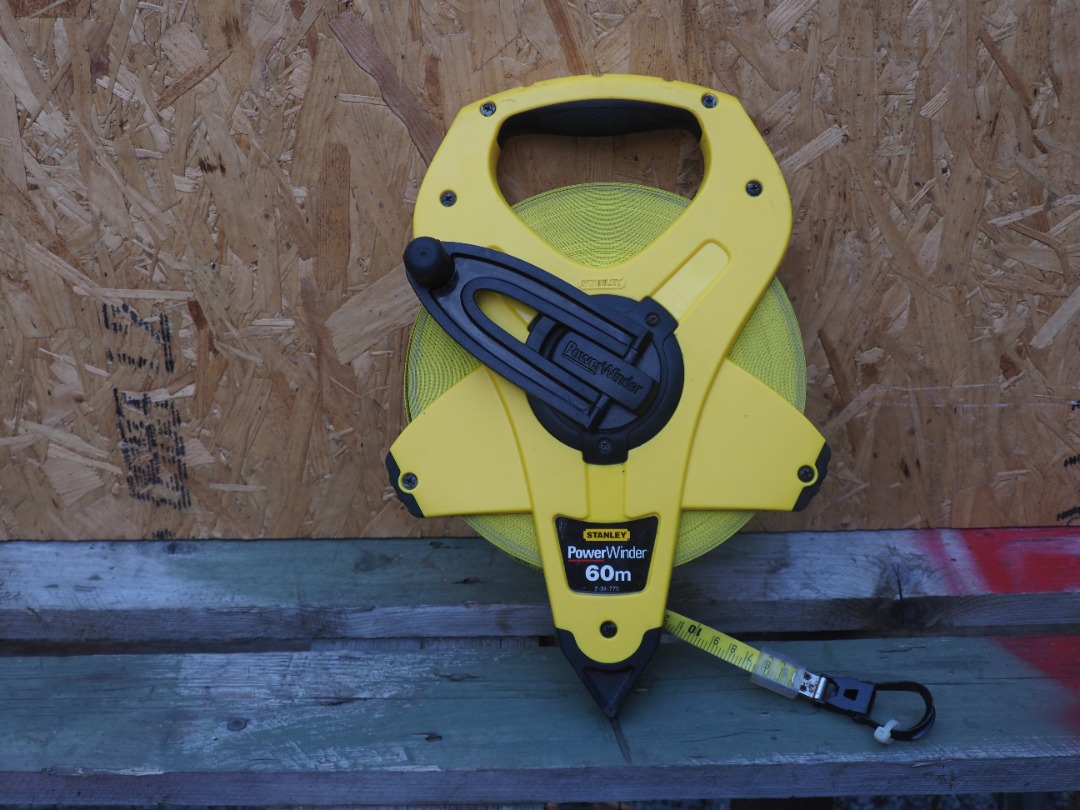 Stanley powerwinder 60m måttband