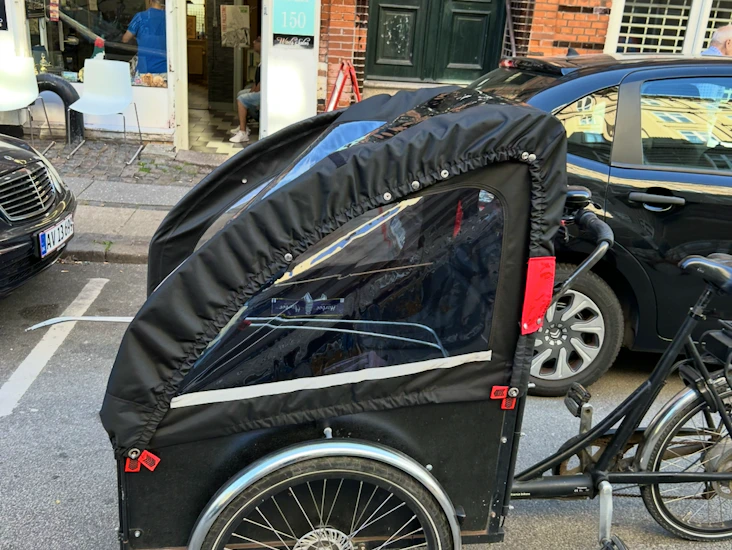 Ladcykel med batteri