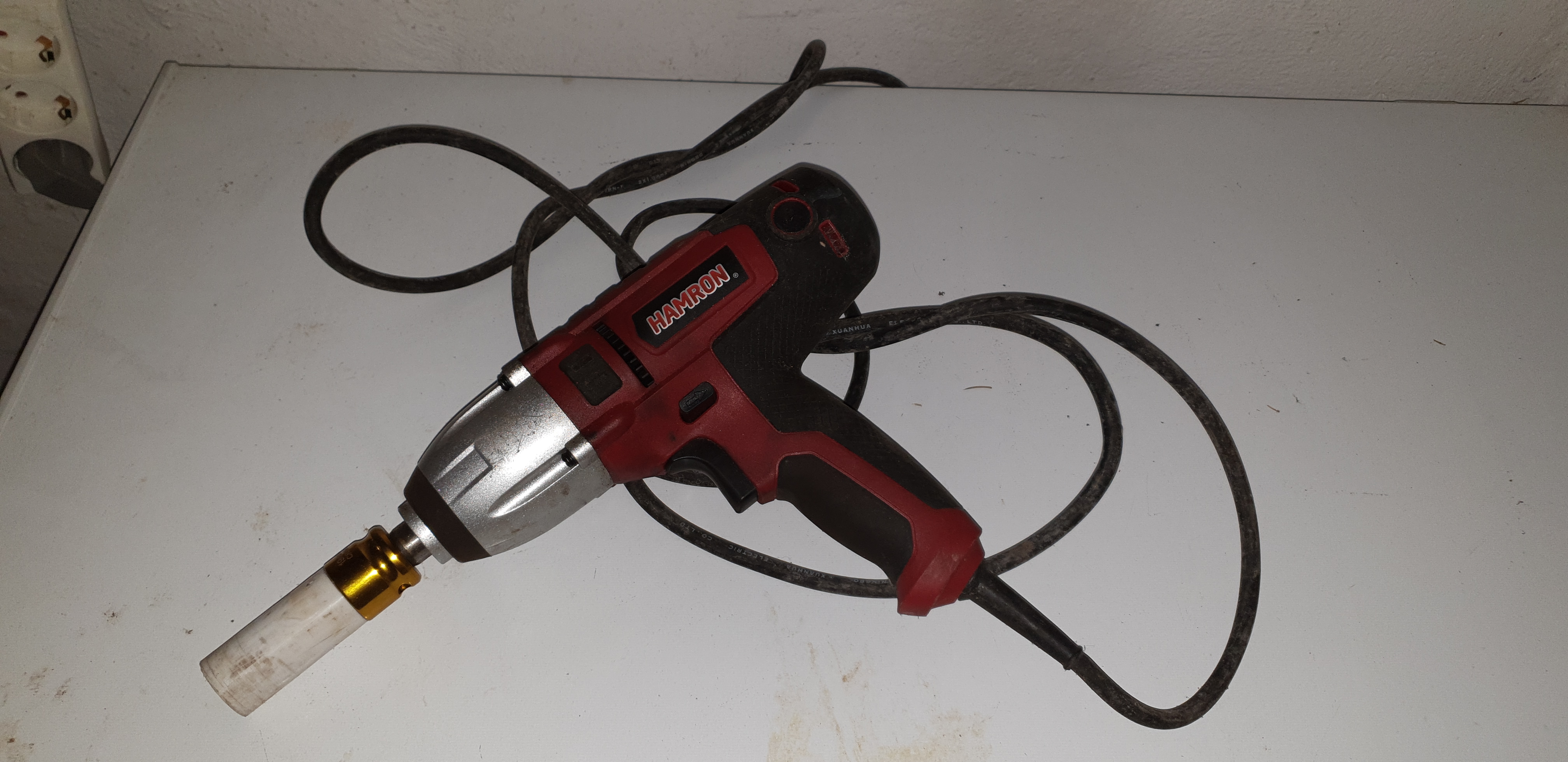 Hamron 450 w elektrisk muttertrekker / impact wrench (ledning)
