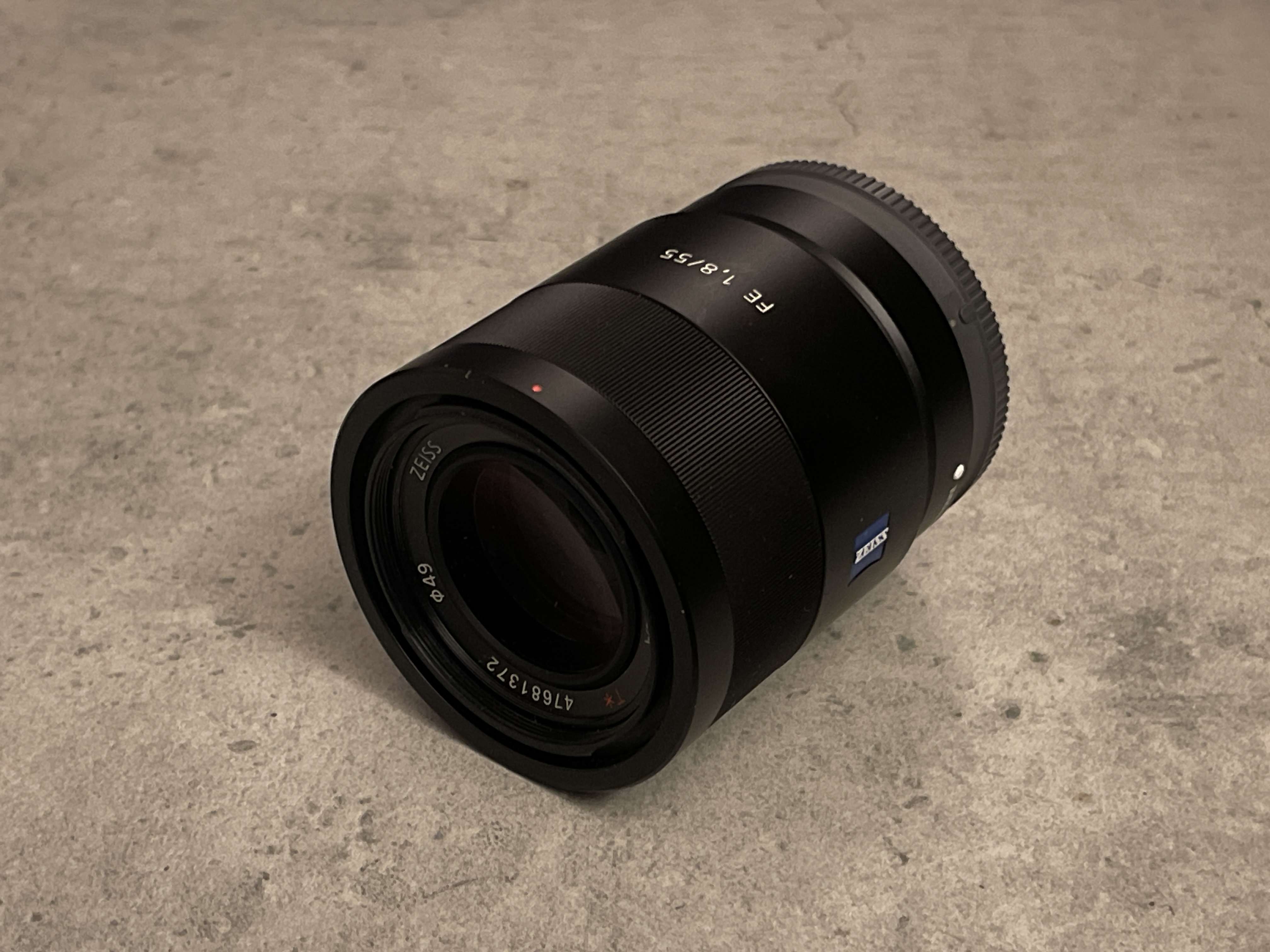 Sony zeiss 55mm f1.8 prime lens