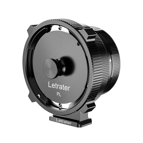 Mount adapter pl-eos r for pl mount lens converter to canon rf/efr/eos r mount camera，matte black