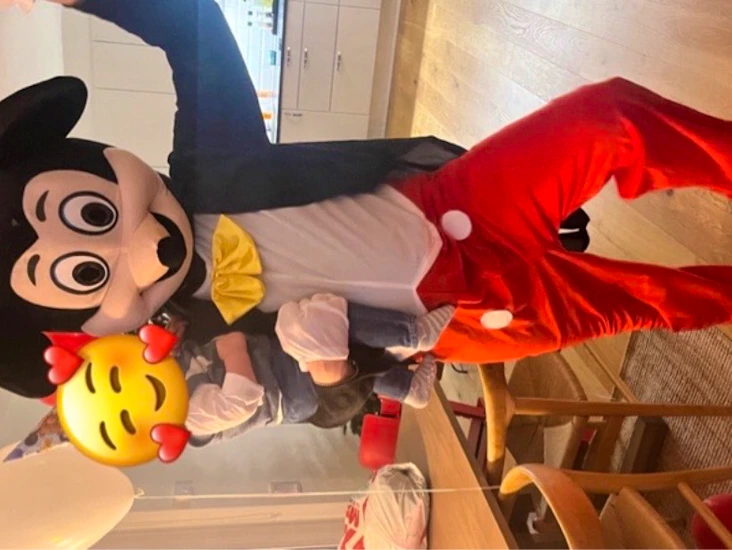 Mickey mouse musse pigg dräkt