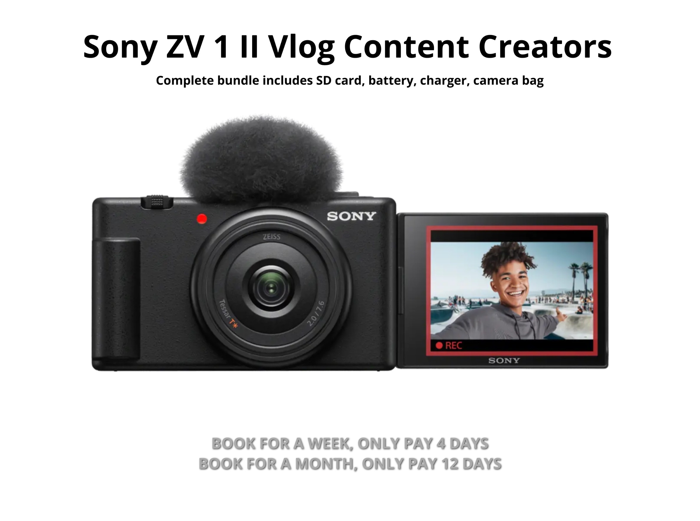  sony zv 1 ii vlog camera