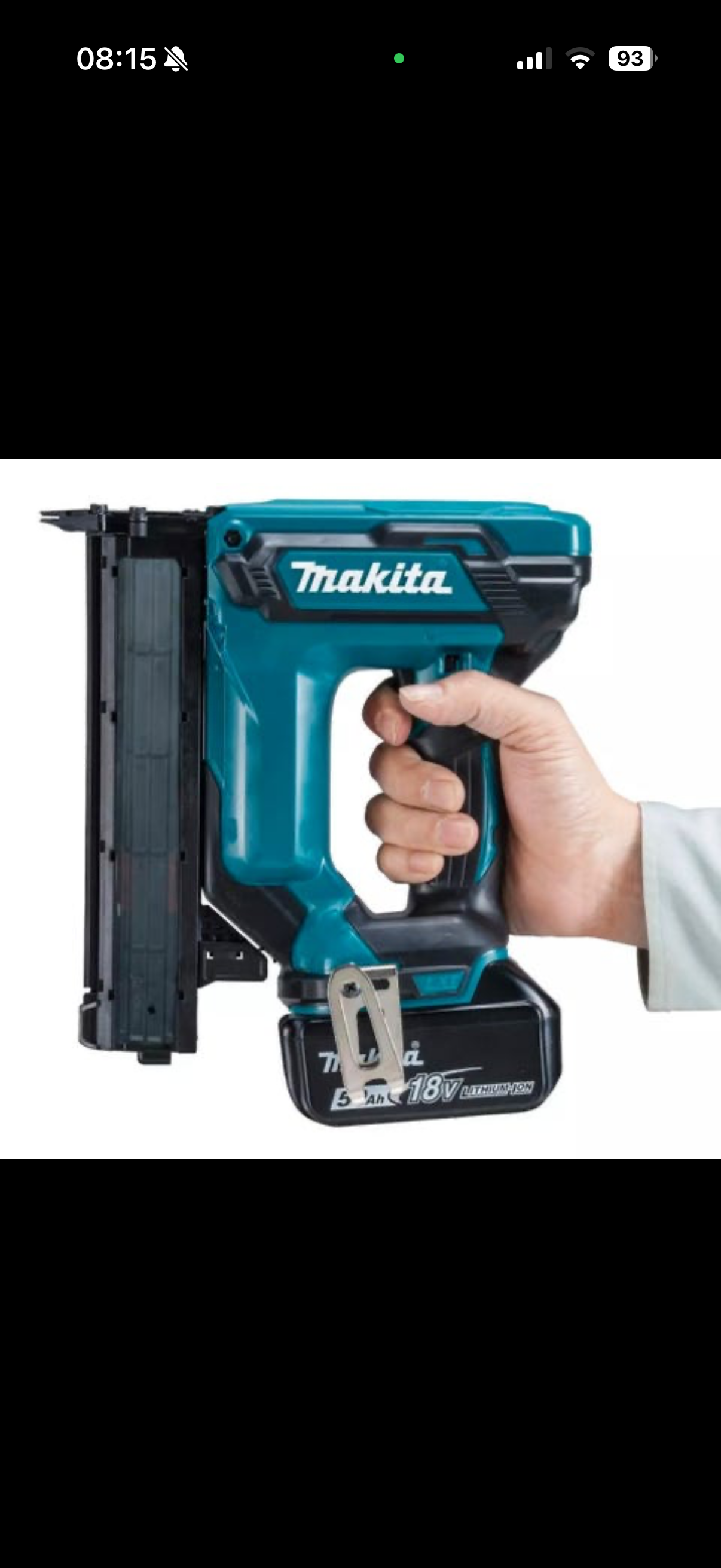 Spikerpistol / dykkertpistol makita dfn350