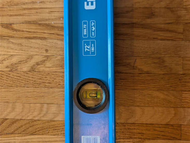 Långt vattenpass 180 cm