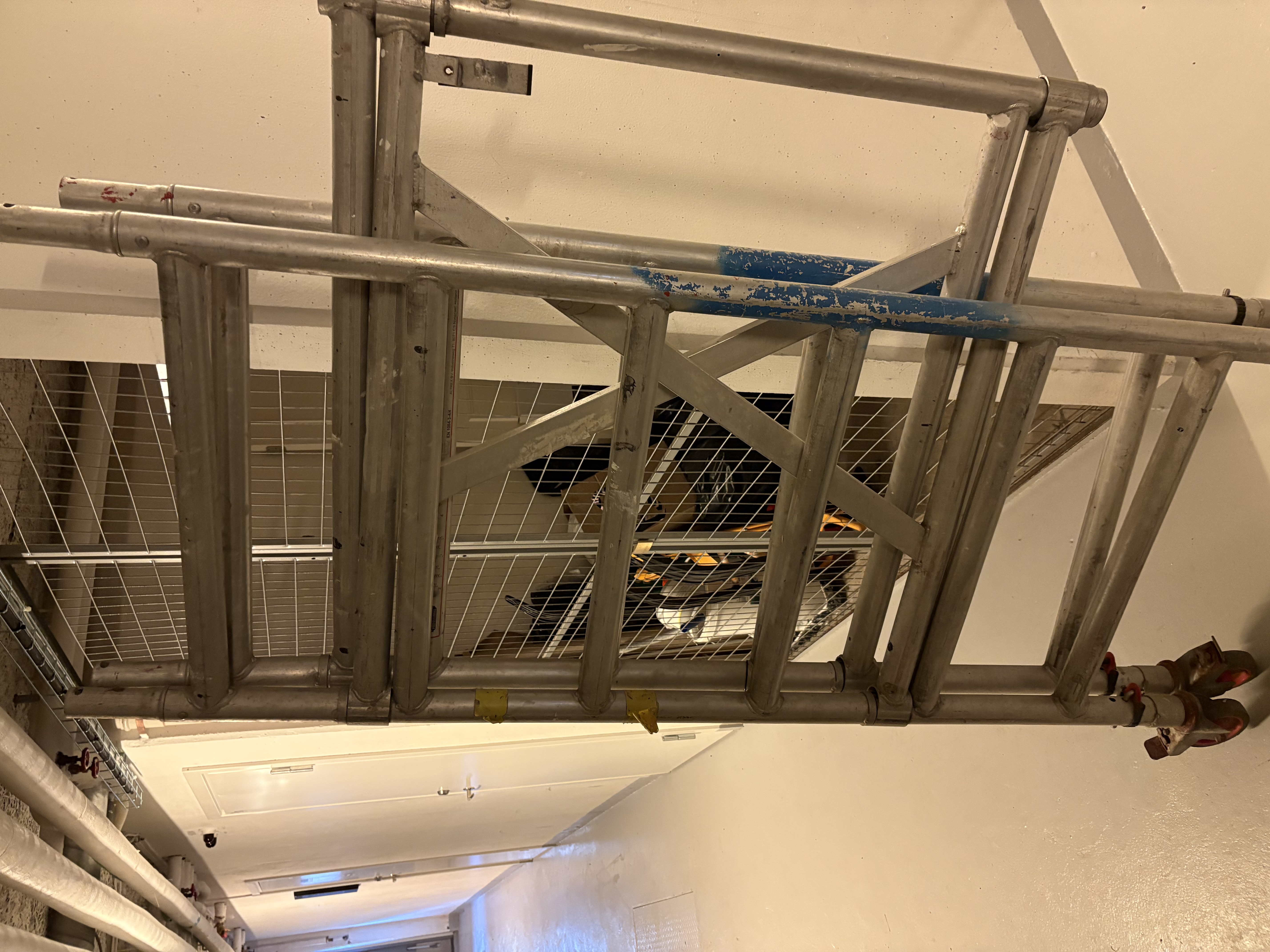 Byggställning ihopfälldbar