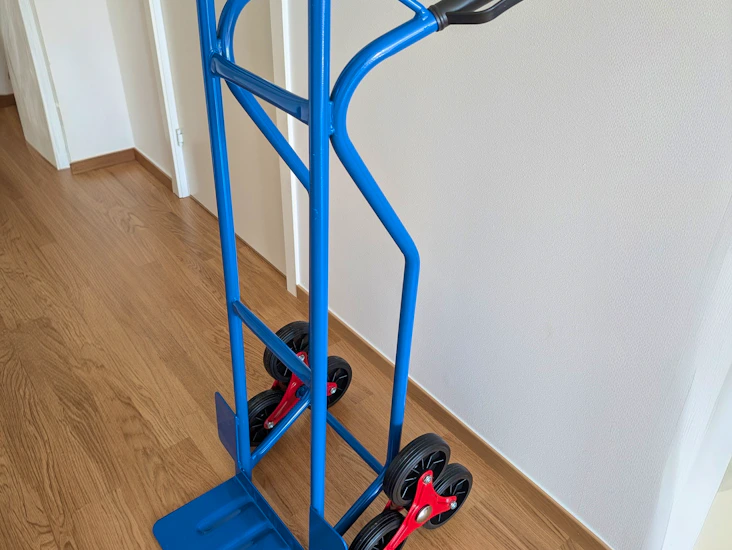 Trappkärra, trehjulig, 150 kg