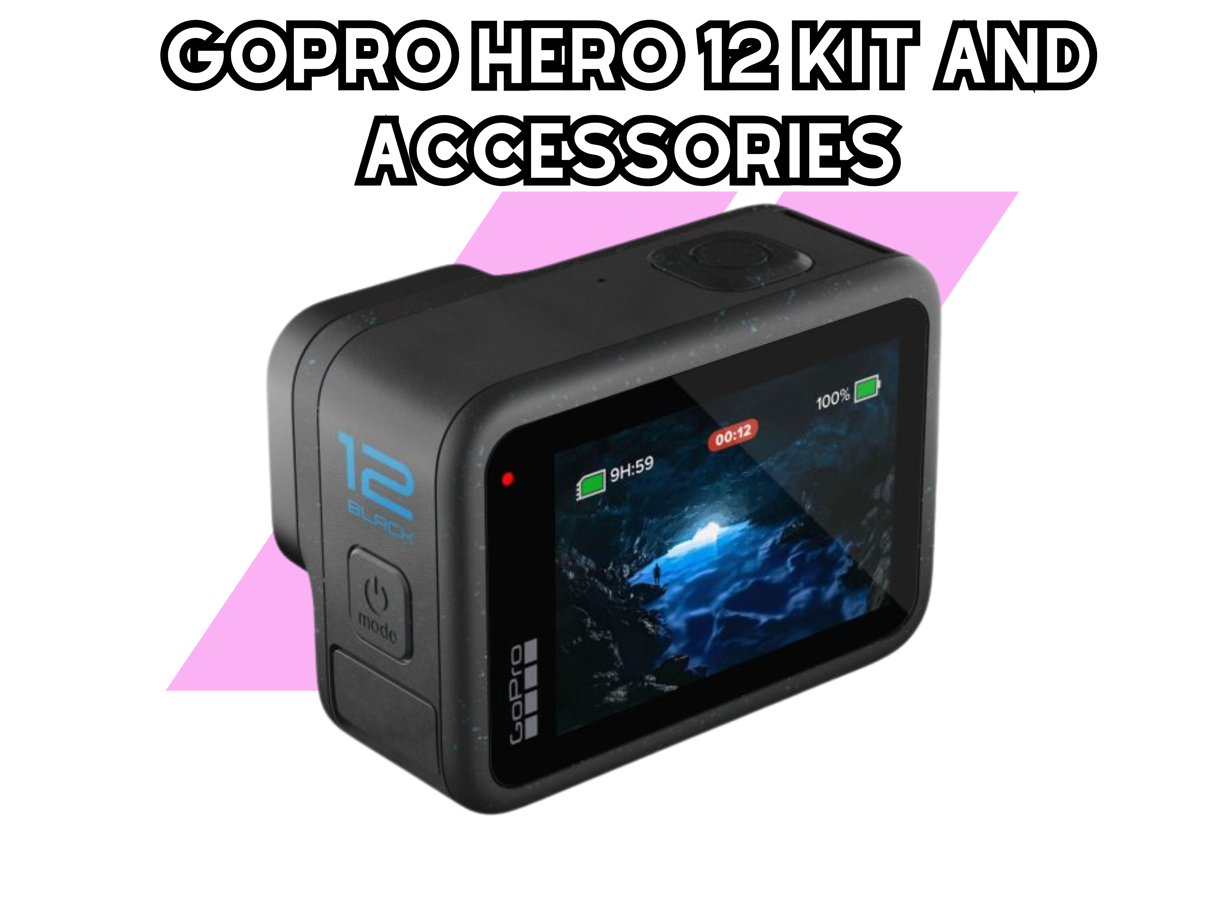 Gopro hero 12 kit and accessories