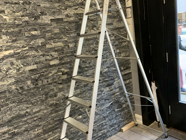 Trappestige 8 trinn - 1,7m øverste trinn