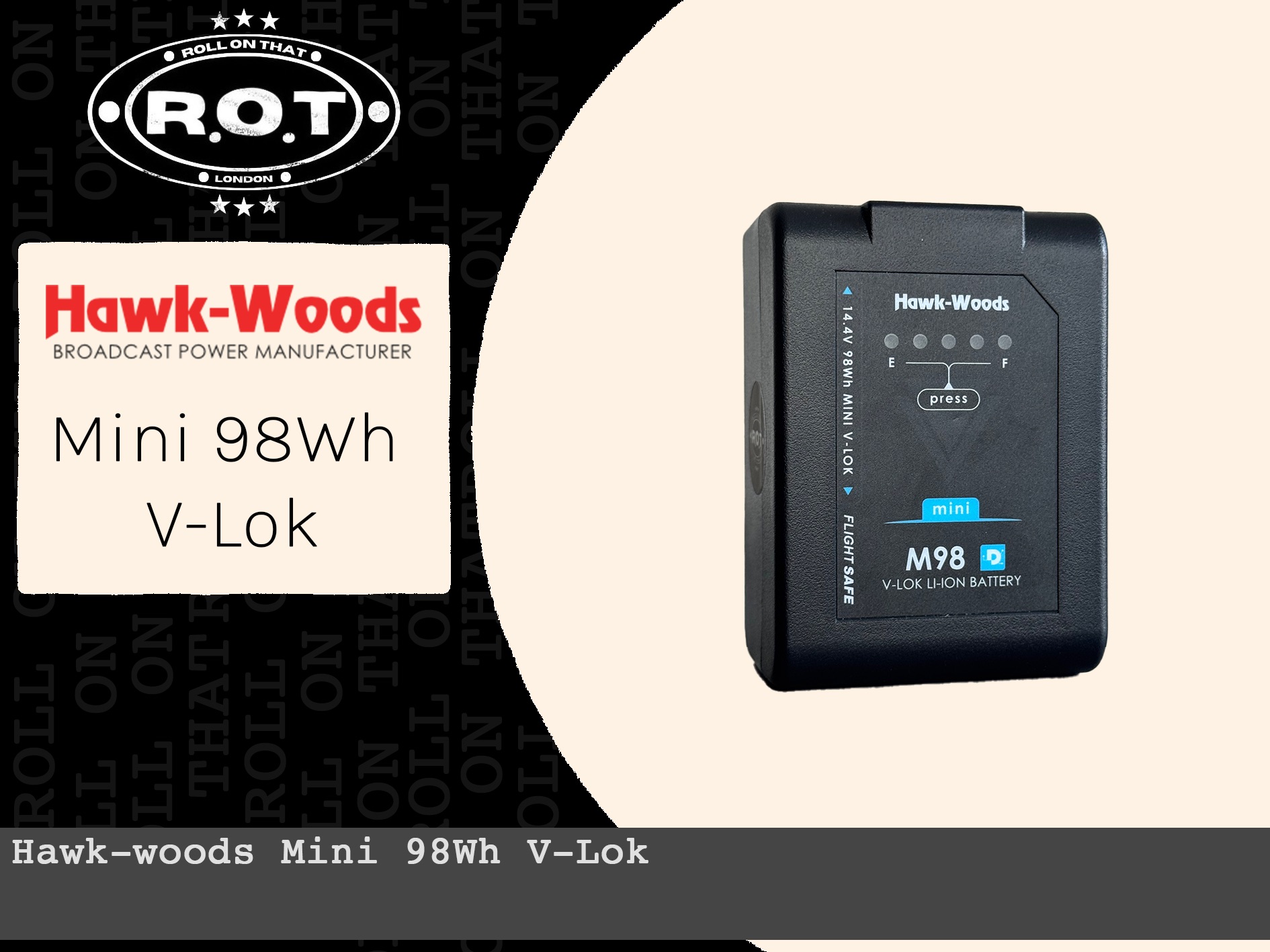 Hawk-woods mini 98wh v-lok