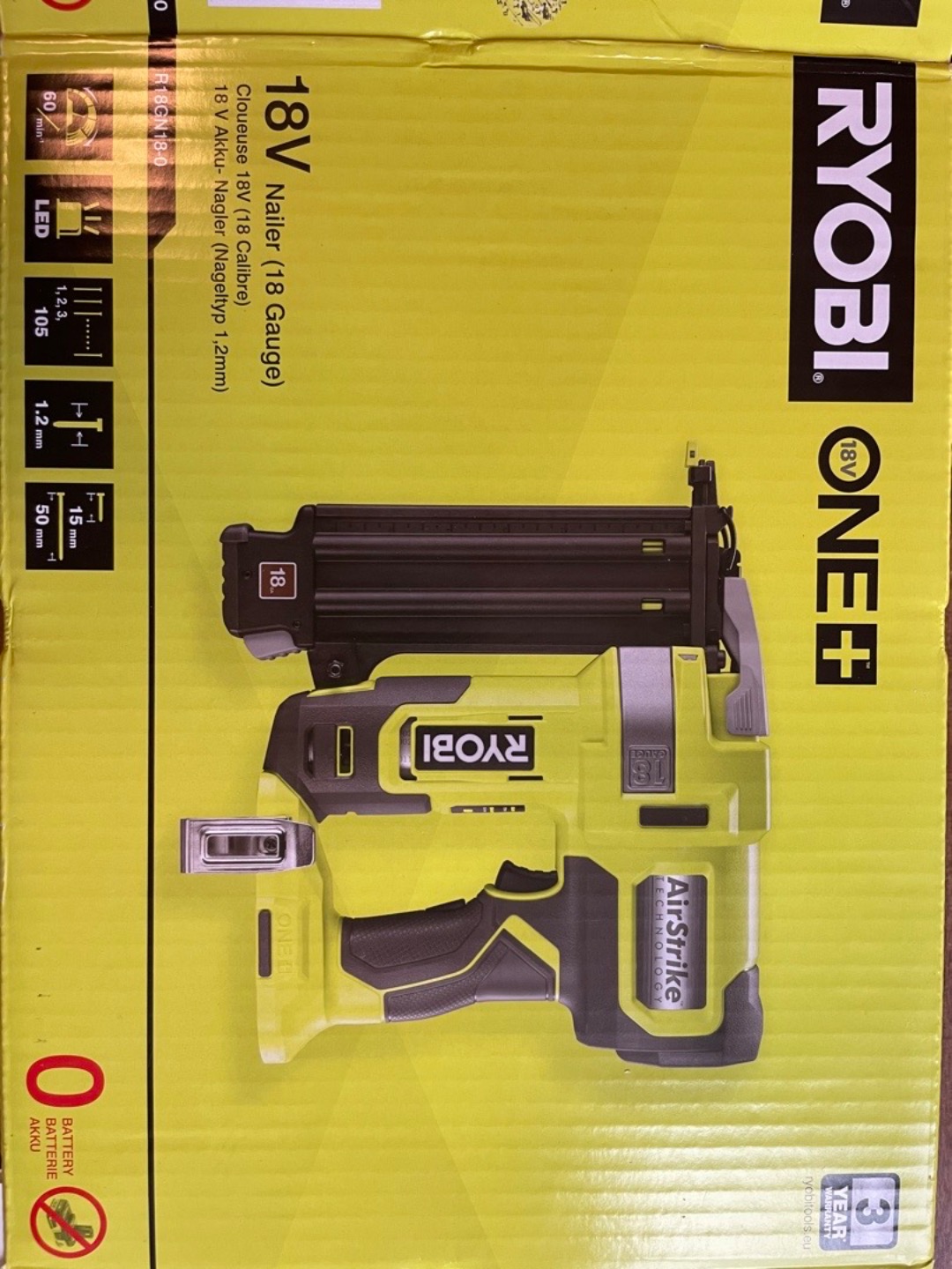 Dyckertpistol batteri