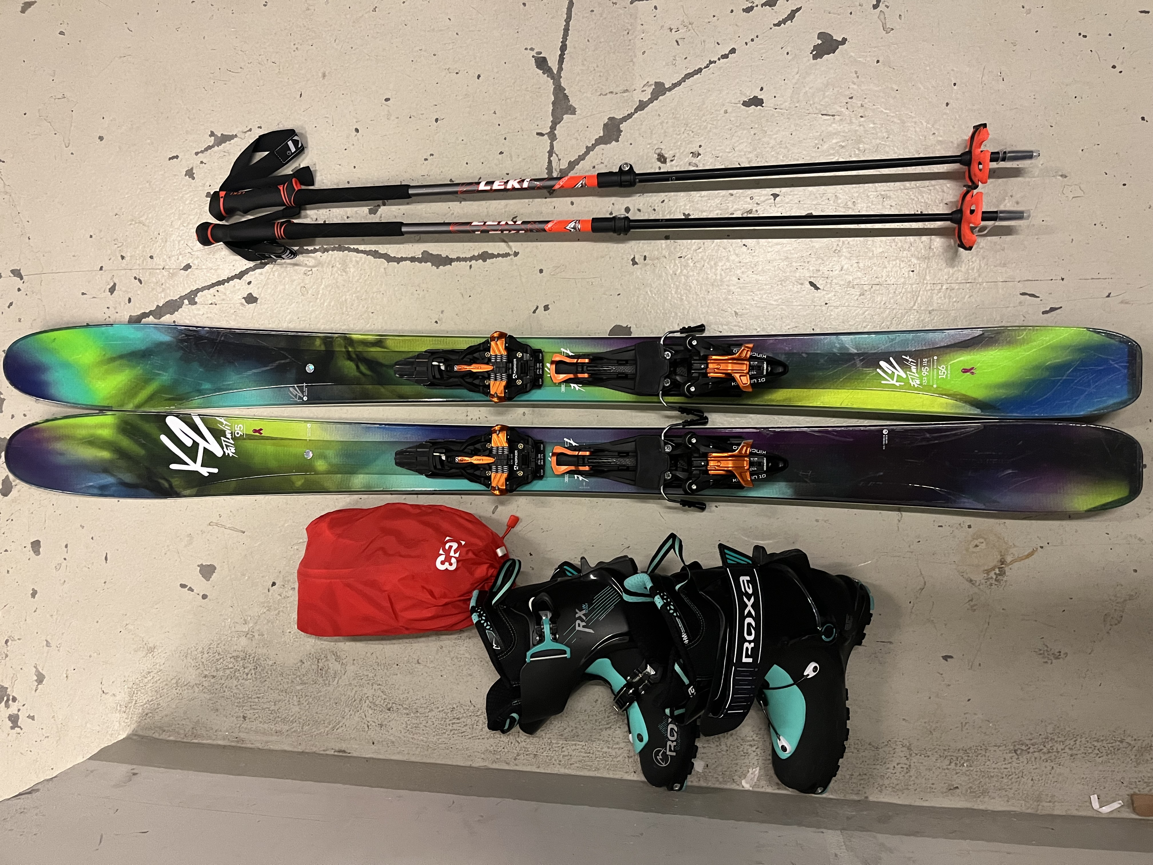 Toppturski+støvler+staver og feller til dame