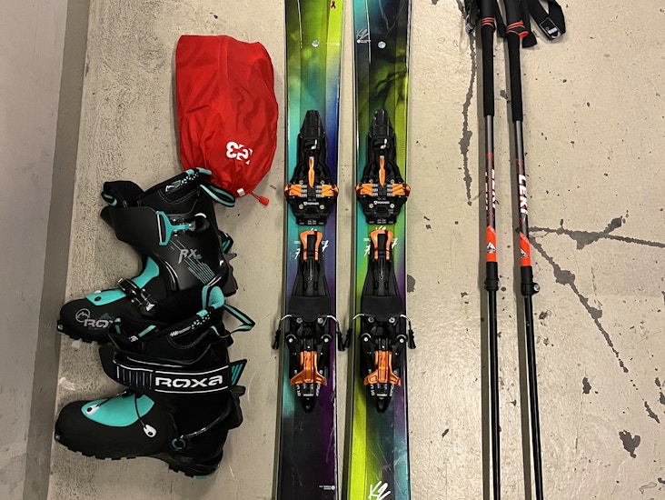 Toppturski+støvler+staver og feller til dame