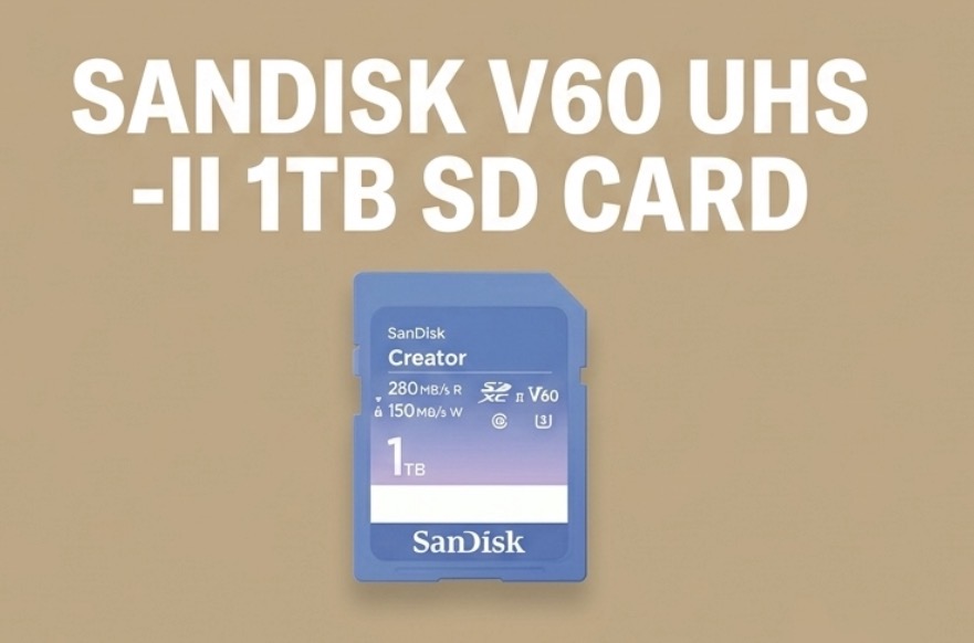 Sandisk creator 1tb uhs-ii v60 sd card