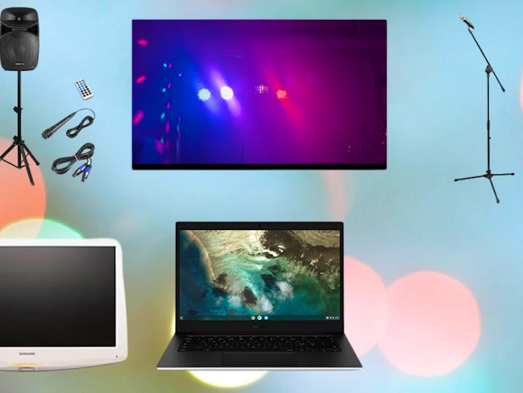 Karaokepaket med ljus och leverans